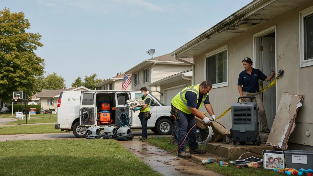 Water Damage Restoration in Sarona, WI near me